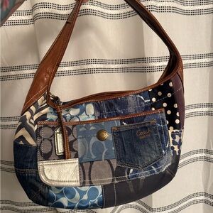 Coach Denim Patchwork Ergo